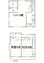 川越市藤間戸建の物件間取画像